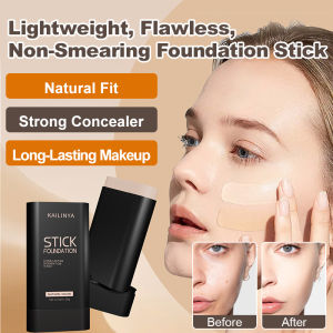 ✨Hot Sale✨Longlasting Makeup Setting Foundation Cream/ Concealing And Brightening/Natural Waterproof No Makeup Removal Fine Texture Nonsticky Face Makeup 无瑕不脱妆粉底棒