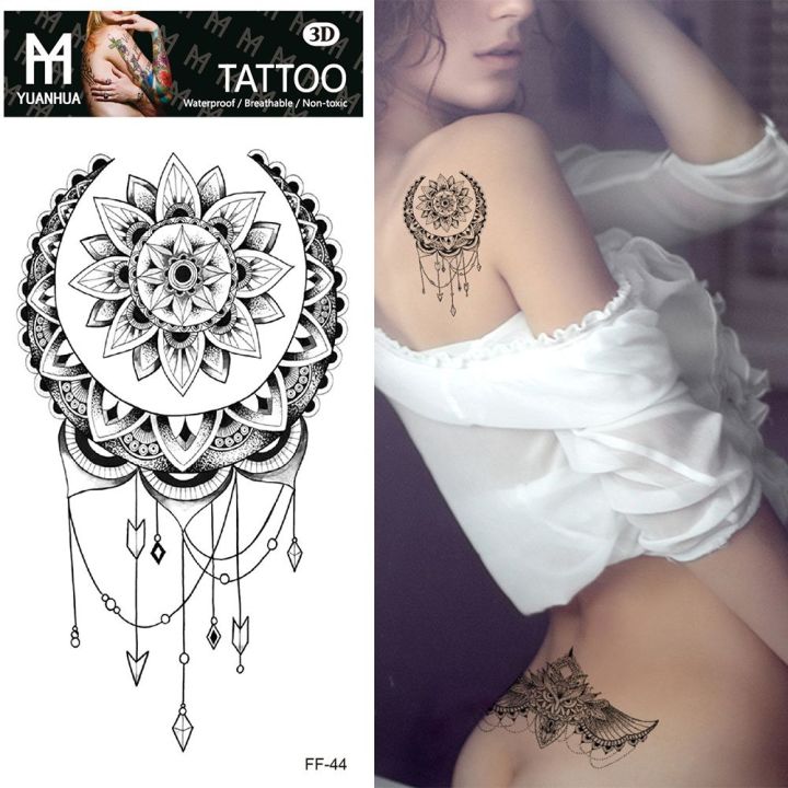 Q - Tattoo - Hình xăm hoa sen mandala (#lotus #mandala) Mandala là biểu  tượng của sự toàn vẹn của vũ trụ do đó thường có hình tròn nhưng trong tác  phẩm