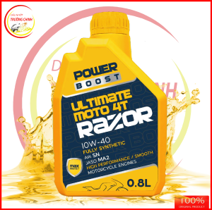 Nhớt Razor Ultimate 4T 10W40 SN tổng hợp 100% dành cho xe số tay côn