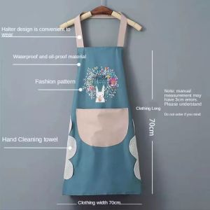 Waterproof Kitchen Apron With Big Pocket For Men &Women Chef BBQ Cooking Baking Apron