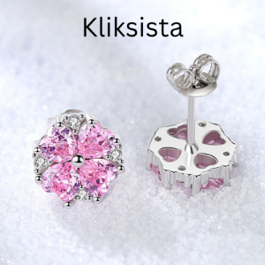 Anting Wanita Anti Luntur Titanium Perak Kekinian Korea Style Anti Karat Tahan Lama LED 2818 Earrings