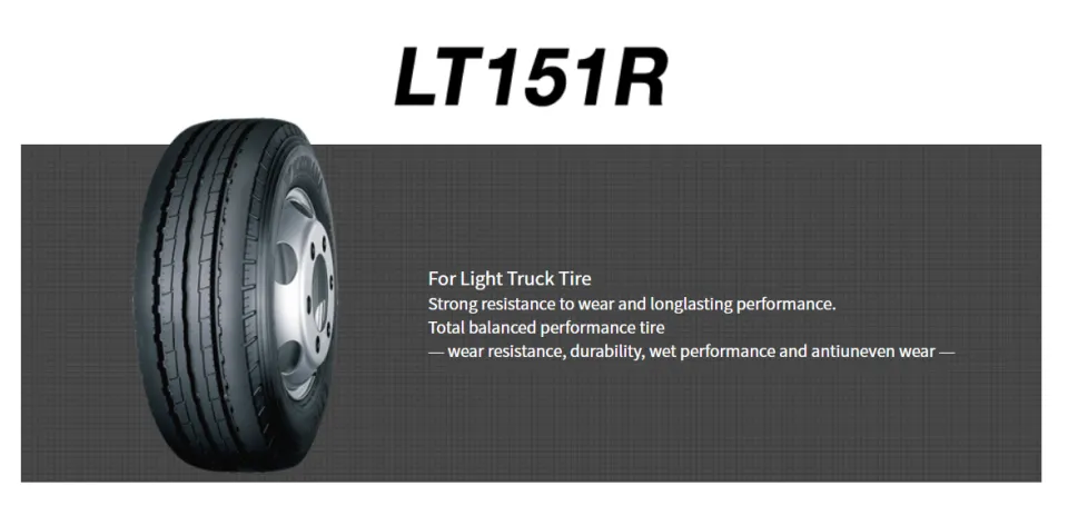 Yokohama LT151R 205/70R16 12PRタイヤ4本 Light Truck Tyre LT151R Fuel Efficient Long Lasting Tyre