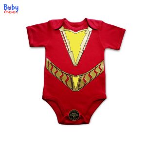 Shazam Superhero Baby Costume Onesie 0–12M | Cotton Bodysuit for Newborn & Infant Boys | Baby Onesies PH