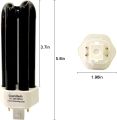 (4 Pack) 43050 Replacement Black Light Bulb for DynaTrap DT1775,DT1750,3/4 Acre and 1 Acre,PLC- 26 Watt. 