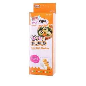 Bộ khuôn lắc cơm tạo hình cơm nắm cho bé ăn dặm kèm thìa - SHOPER