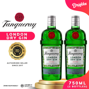 Tanqueray London Dry Gin 750ml 47.3% ABV (1 Bottle & 2 Bottles) | Drinkka