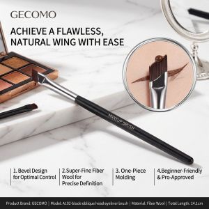 Eyebrow Brush Angled Eyebrow Brush Flat Eyeliner Brush Fine Bristles Precision Makeup Tool