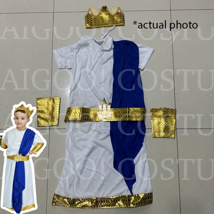 Poseidon costume boy hotsell