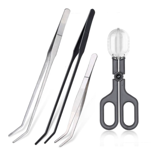 Long Tweezers Reptiles Feeding Tongs Clamp Length for Pet Enthusiasts and Professional Use