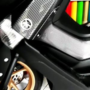 STIKER SKOTLET MOTOR CARBON FIBER 5D SUPER GLOSSY