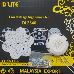 18/24/48/96W LED Module with Driver and Magnets for Ceiling/Surface/Wall Lamp Replacement Easy to Install Lampu Putih