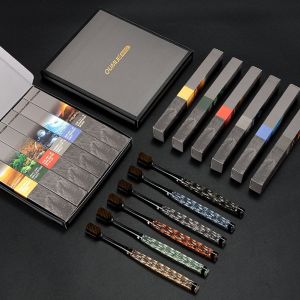 Hộp set 6 cái bàn chải đánh răng lông mềm siêu nhẹ. hộp 6 bàn chải đánh răng nội địa