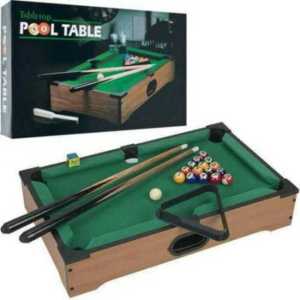 PASAR ASEMKA13 -  [ BESAR ] Mini Desktop Billiard Pool Table - Mainan Hadiah Kado Anak Meja Biliar Kecil