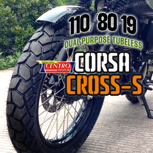 Corsa CROSS S 110/80-19 Tubeless. Ban ring 19 cocok untuk Royal Enfield/Motor Custom