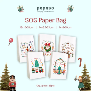 Paper Bag SOS Christmas/Kantong Kertas SOS Natal/Pacakging Natal