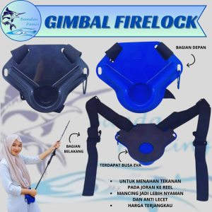 Fighting Belt Fire Lock / Gimbal Pancing / Sabuk Pinggang Penahan Joran Untuk Popping dan Jigging