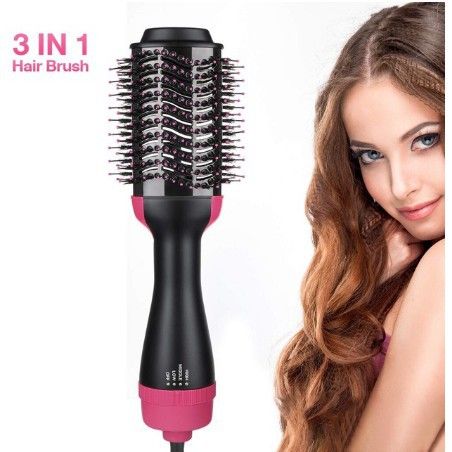 in1 Styling Brush Styler Volumizer Negative Ion Curler Brush