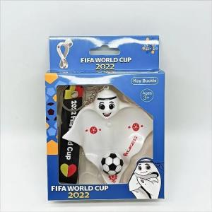 XY FIFA World Cup Qatar 2022 Fan Supplies Soccer Doll Pose Mascot Keychain table ornaments Collection souvenir YX