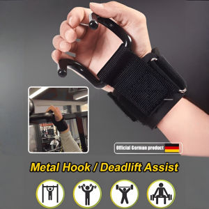 Wrist Support Power Lifting Hook Gym Equipment/Dumbbell Kettlebell Workout Aid/Grip Trainer/Strength Support For Adults Men