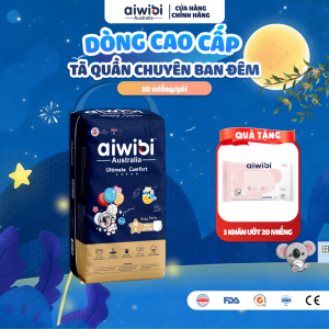 Tã/bỉm quần cao cấp chuyên ban đêm Ultimate Comfort Gói Lớn M48/L44/XL40/XXL36