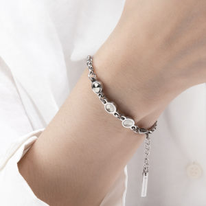 Power Ionics INFINITY Series New Trendy Fashion Jewelry Women Germanium 3mm Charm Health Bracelets Bangles Free Engraved Gifts