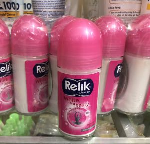 Lăn khử mùi Relik White & Beauty chai 50ml