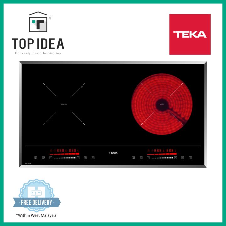 TEKA HIC 7322 S 73cm Combi Induction + Ceramic Free Standing Electric ...