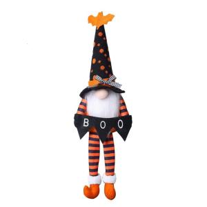 ตุ๊กตาโนมส์ขายาวไม่เหมือนใครตุ๊กตาเอลฟ์คนแคระสไตล์สวีเดนนุ่มนิ่มสำหรับเป็นของขวัญของสะสมวันฮาโลวีนคริสต์มาส