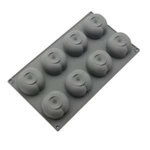 Khuôn Bánh Mousse Silicon Hình Quả Anh Đào Tròn 8 lỗ Khuôn tráng miệng kiểu Pháp Dòng Hoạt Hình Dụng Cụ Làm Bánh Sô Cô La Pudding Thạch Tự Làm 2026