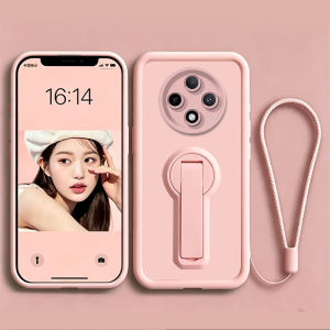 Feadship Case for redmi 14C 5g poco c75 m7 5g A3 PRO 4G phone casing Softcase Silicone shockproof Cover new design aesthetic 360 ° rotate with holder Lanyard for girls cute pink JTXZZJ1