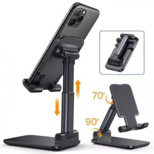 HDR-006 Holder Meja Folding desktop phone stand Dudukan handphone Tablet Ipad UNIVERSAL Bisa Di lipat