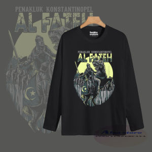 Premium Distro kaos dakwah lengan panjang hitam pria & wanita katun 30s dan 24s