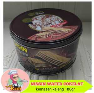 Nissin Wafer Kaleng Chocolate 570gr  267gr dan 180gr