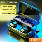 ( SALE SỐC  ) Tai nghe bluetooth M10 TWS v5.1 không dây bass mạnh nút chạm cảm ứng âm thanh HIFI  Dùng Cho Mọi Loại máy - Bảo Hành Lỗi 1 Đổi 1