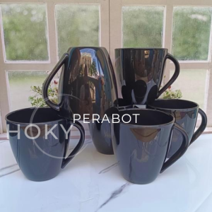 12 PCS CANGKIR MELAMIN TEBAL MODEL BULAT CANGKIR KOPI TERLARIS