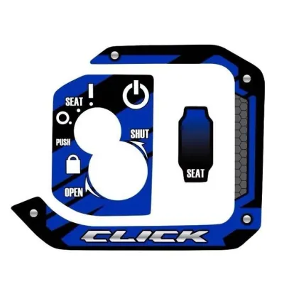 สติ๊กเกอร์กันรอยเบ้ากุญแจ click 125i v2 สติ๊กเกอร์ตกแต่งสวิทช์เบ้ากุญแจ ของแต่งclick 125i (0090)