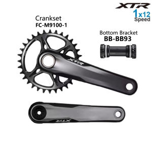 SHIMANO XTR FC M9100 Crankset 1x12 Speed Mountain Bike MTB Hollowtech Ii Crankset 12S BB93 Original Bicycle Accessories