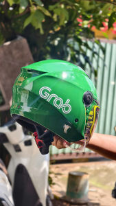 Nón bảo hiểm XH01 MẪU MỚI 1 kính tặng kèm tem decal logo dán nón Mũ bảo hiểm 3/4 nam nữ chính hãng
