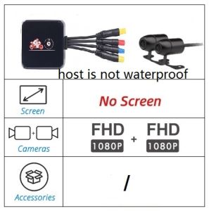 VSYS SYS Dual 1080p FHD motorcycle DVR wifi camera waterproof Dash Camera front and rear view Motor recorder