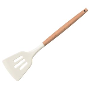 ชุดเครื่องครัวซิลิโคน 4ชิ้น ตะหลิว กระบวย ทัพพี ตะหลิวมีรู รุ่นหนา ทนความร้อนสูง ไม่ทำลายผิวกระทะ ทำความสะอาดง่าย