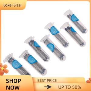 Lokei เข็มสเตนเลสสำหรับตรวจแมลงเข็ม100ชิ้นสำหรับการทดลองทางทันตกรรมของโรงเรียน