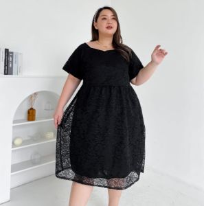 NATALI DRESS BRUKATJUMBO OVERSIZE BIGSIZE DRESS NATAL TERBARU