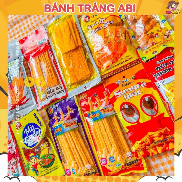[ĐỒNG GIÁ 1K] Tăm que cay tẩm vị ăn liền snack bim bim bánh bò quẩy hộp ...