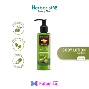 Herborist Body Lotion Zaitun | Coconut | Frangipani | Whitening UV Filter Herboris 145ml