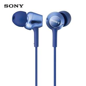 สำหรับ SONY MDR - EX255AP เสียงรอบทิศทางแบบไดนามิคอินเอียร์หูฟังมีสายหูฟังทรงกลมพร้อมเสียงที่คุณภาพสูง