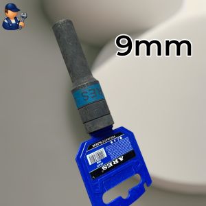 ARES Deep Impact Socket 8mm to 24mm - Heavy Duty High Torque Long Lasting - Chrome Vanadium Material 6-Point Design - Built for Tough Jobs