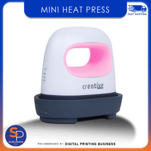 Creative Pink Mini Heat Press - Home DIY Apparel & Accessories Decorating
