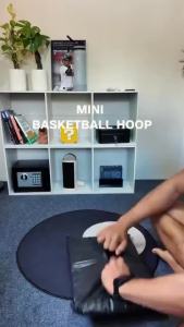 Indoor Basketball Hoop For kids Toy Basketball Ring For Room Folding Dunk Rebound With Ball