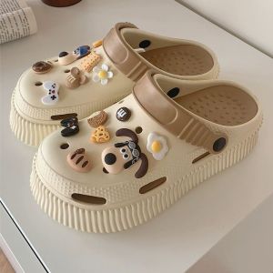 LAYTENY Sandal Kodok Wanita Tinggi 8.5cm Wedges Sandal Baim Jelly Wanita Kekinian Sandal Fuji Wanita