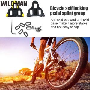 Road Bike Cleat Set Non Slip Road Bicycle Cycling Cleats for Self-Locking Pedals